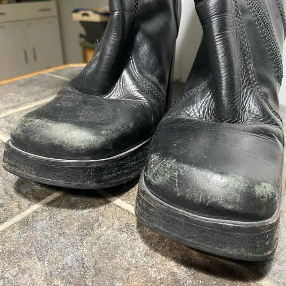 Black Leather Boots vintage - Picture 5 of 5